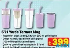 5'İ 1 YERDE TERMOS MUG fiyat ve kampanya bilgisi
